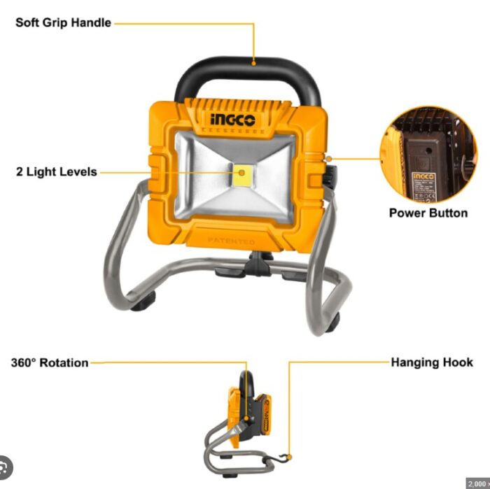 20V Ingco Work lamp - Image 4