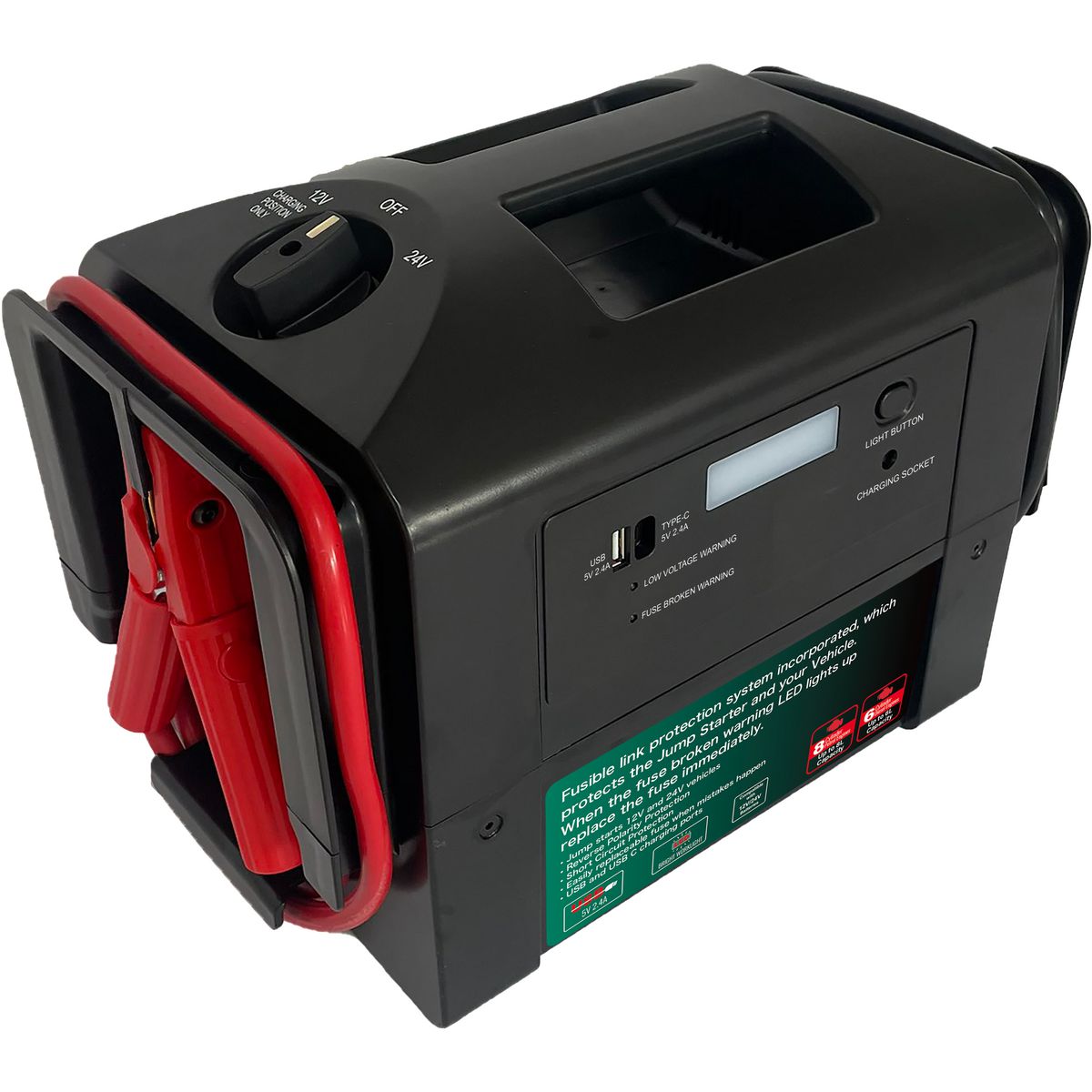 12/24 Volt Jump Starter